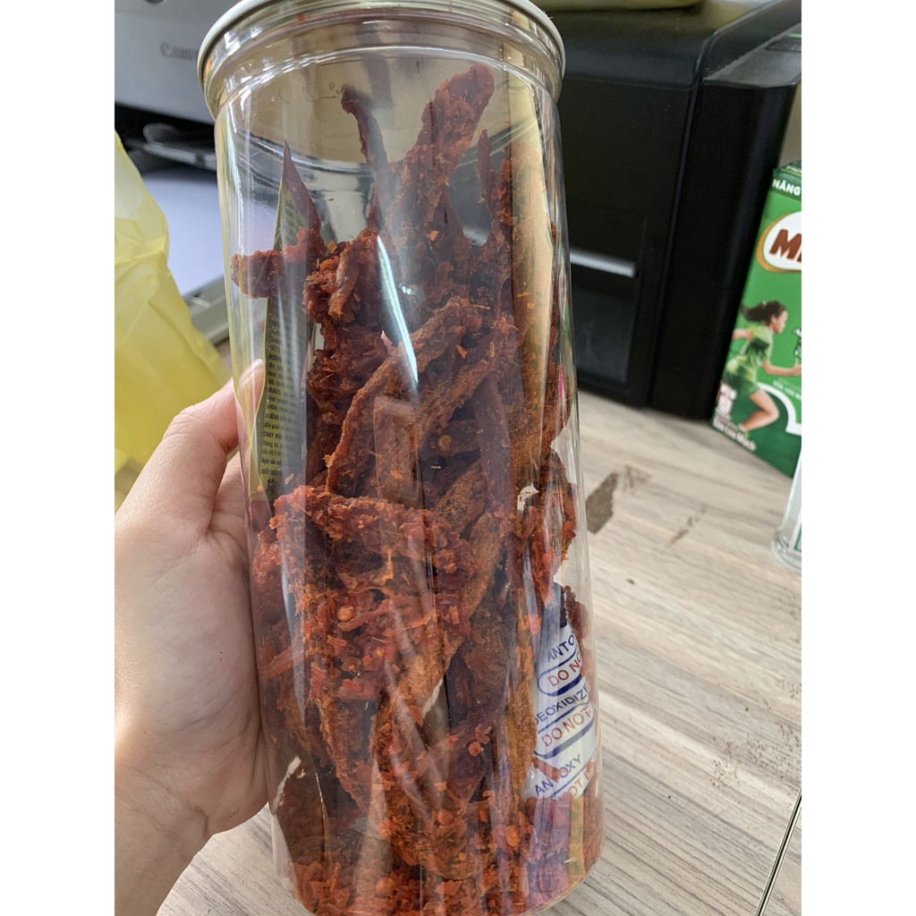 Khô Bò Que Siêu Ngon HỦ 300Gram