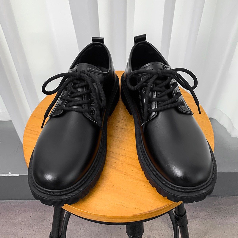 Giày đốc nam da mềm, đế cao khâu đế thanh lịch | BigBuy360 - bigbuy360.vn