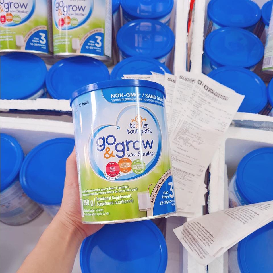 Sữa Go and Grow by Similac Canada số 3 lon 850g - Hàng Air Ship Canada