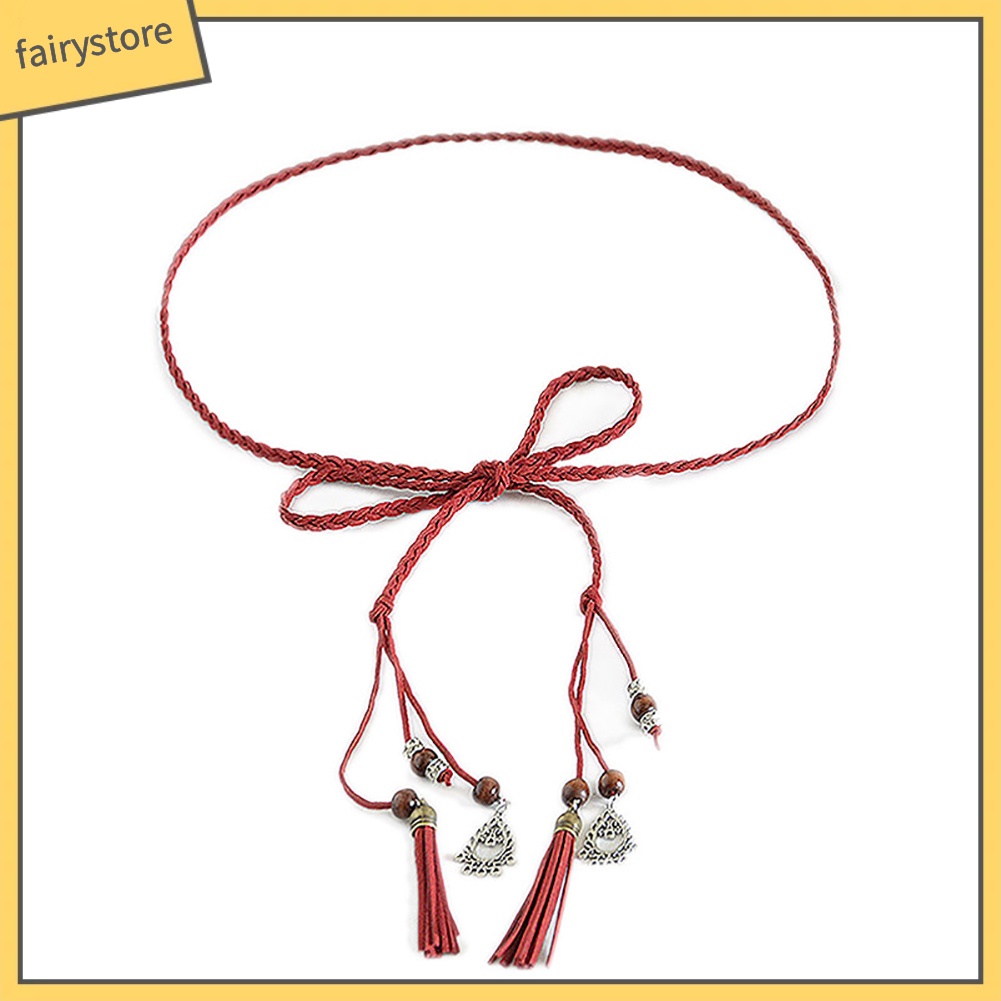 Thắt Lưng Dây Bện Đính Hạt Thiết Kế Tinh Tế