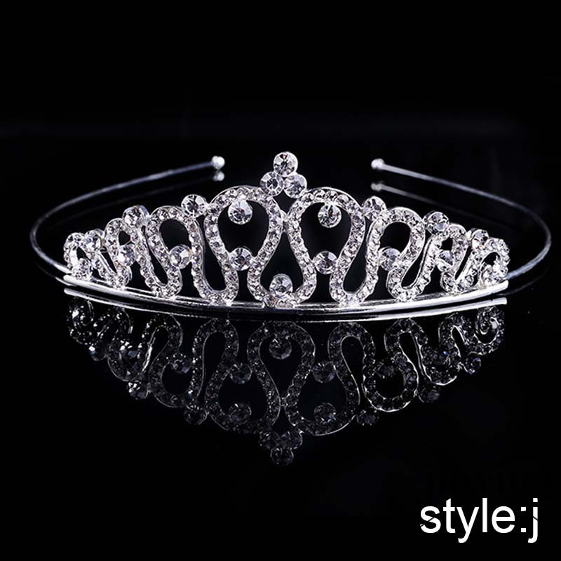 GETNOIVAS Vương miện cài tóc công chúa xinh xắn