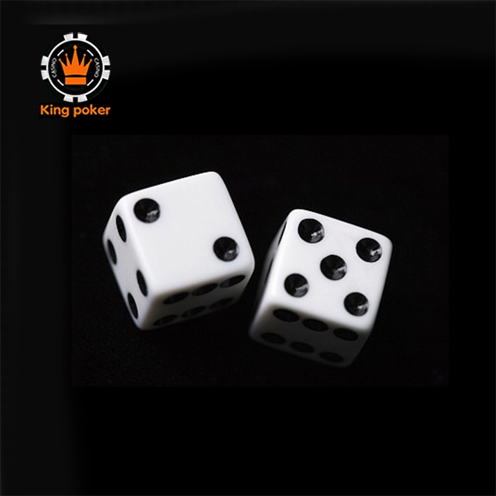 Combo 10 viên xí ngầu chơi game chuẩn góc vuông 16mm