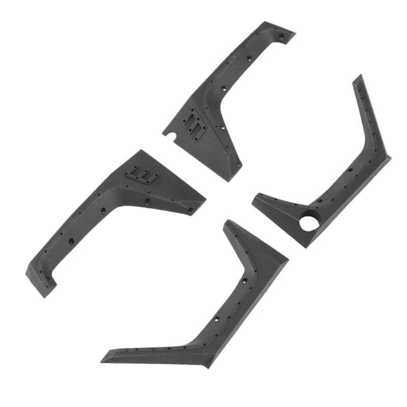 FENDER Tấm Chắn Bùn Bánh Xe Bằng Nhựa Dành Cho Xe Địa Hình 1/10 RC Crawler Axial SCX10 II III 90046 90047 AXI03007 Wrangler