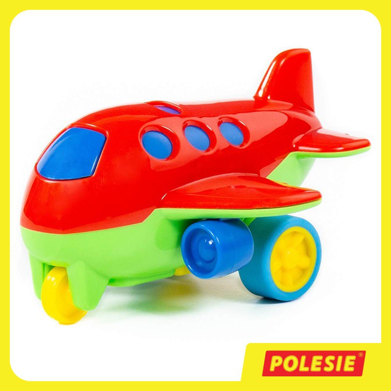 Đồ chơi Polesie chính hãng,  Đồ Chơi Máy Bay Trẻ Em Chạy Trớn, Nhựa ABS An Toàn Nhập Khẩu Châu Âu