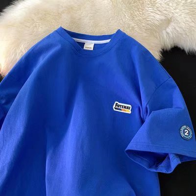 Áo Thun Tay Ngắn Cổ Tròn Dáng Rộng In Chữ Cỡ Lớn Thoải Mái Thời Trang Mùa Hè Cho Nam M-5XL