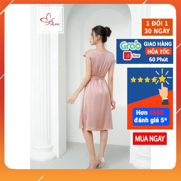 Váy Đầm Nữ 💝FREE SHIP💝, Váy Chất Liệu Lụa Từ Tơ Tằm Tô Châu Cao cấp, Trơn Sang Trọng Quyến Rũ Cực Xinh Tôn Dáng, Mã CCV2