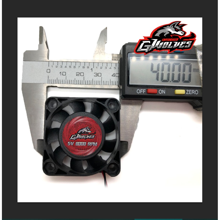 Động Cơ Quạt Tản Nhiệt 30mm / 40mm / 25mm / 35mm 8000rpm 5v-7v dc Cho hsp bsd zd rc esc