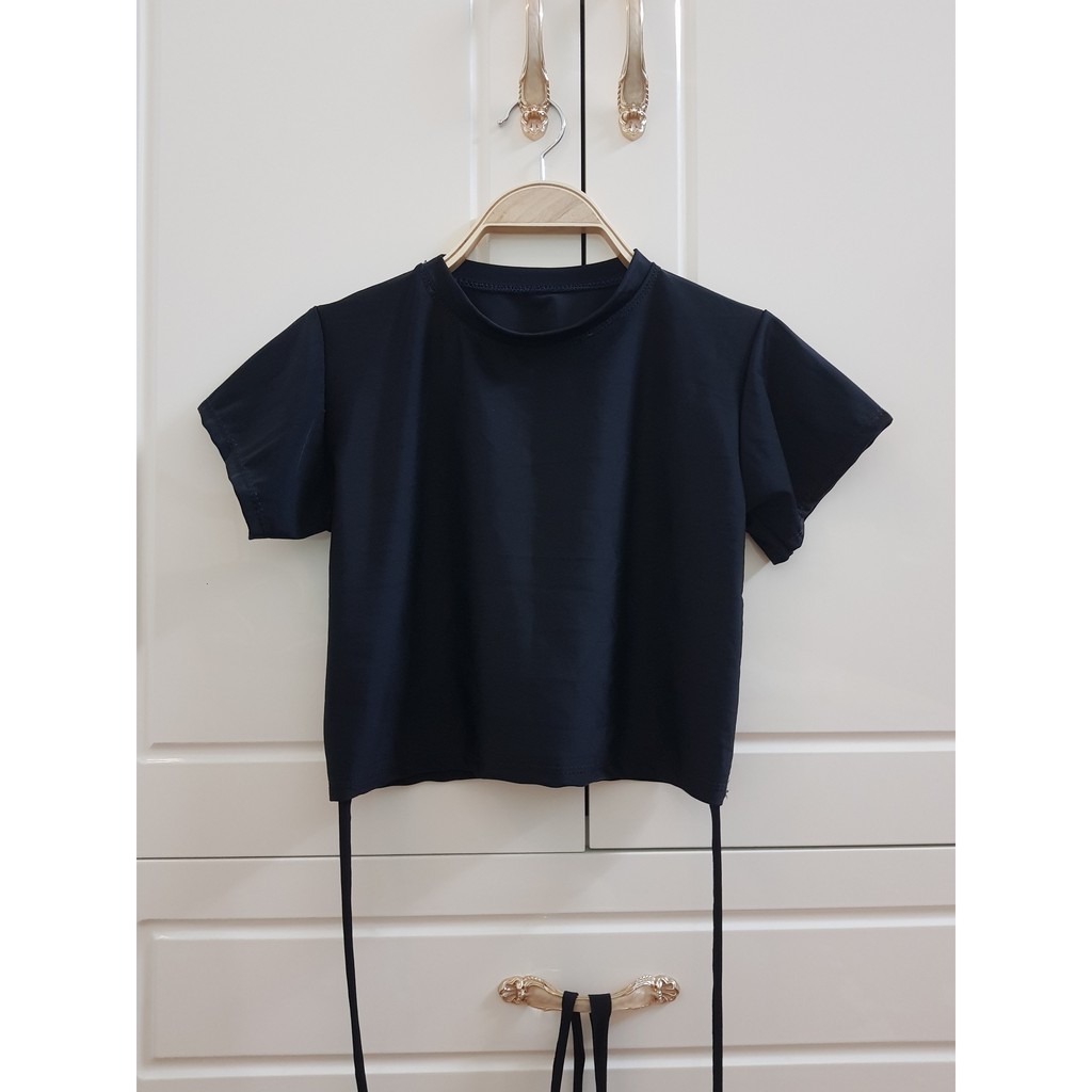 ÁO CROPTOP ĐAN DÂY EO CỰC HOT XINH LẮM 2022