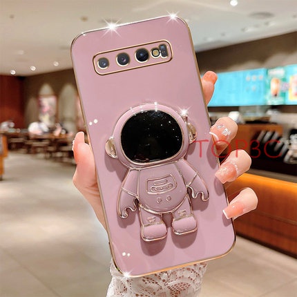 Ốp điện thoại samsung S10 Ốp Điện Thoại In Hình Phi Hành Gia Có Giá Đỡ Cho Samsung S10 plus S10 s20 Ultra s20 plus s20 fe S22 Ultra S21 Ultra YHY