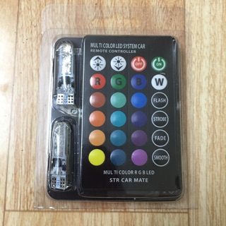 Bộ đèn led T10 demi có remote đủ màu sắc