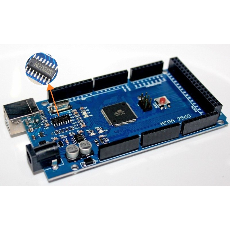 Chip Lập Trình Arduino Mega 2560 R3 Clone Ch340