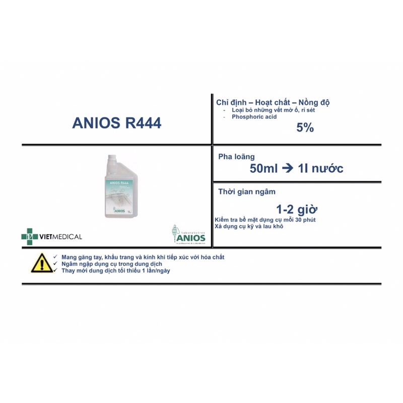 Dung dịch tẩy rỉ sét-ANIOS R444