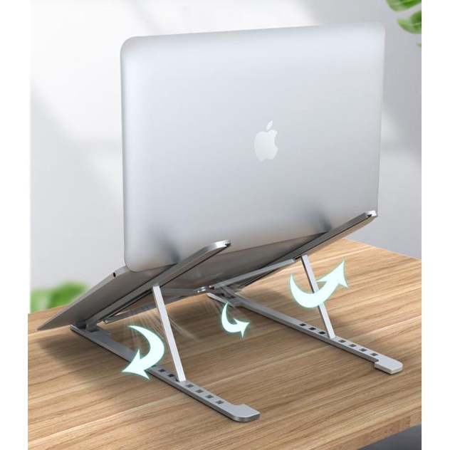 Giá đỡ tản nhiệt Wiwu S400A Urtechcorner Stand kim loại cho Macbook Laptop cho máy 12-17 inch có thể gấp gọn chắc chắn