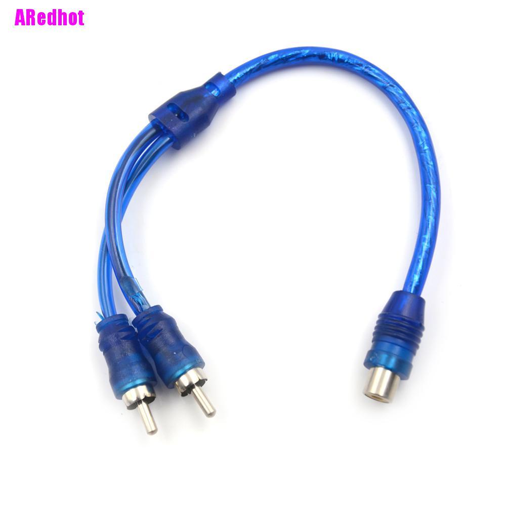 Dây Cáp Chuyển Đổi Âm Thanh Từ 1 Rca Female Sang 2 Male Y