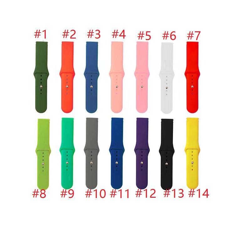 Dây đeo silicon 22mm/20mm cho đồng hồ thông minh Xiaomi Amazfit Bip Pace