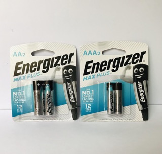 Pin Energizer Max Plus tiểu AA, đũa AAA vỉ 2 viên