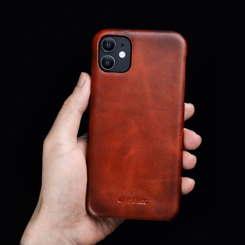 Ốp Điện Thoại Da Bò Cao Cấp Cho iPhone 12 Pro Max 11 Pro 12Mini Xs Max Xr X