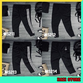 QUẦN THỂ THAO 3 SỌC ĐEN TRẮNG, ỐNG SUÔNG , ỐNG BÓ JOGGER DẠO PHỐ ( DAS21)