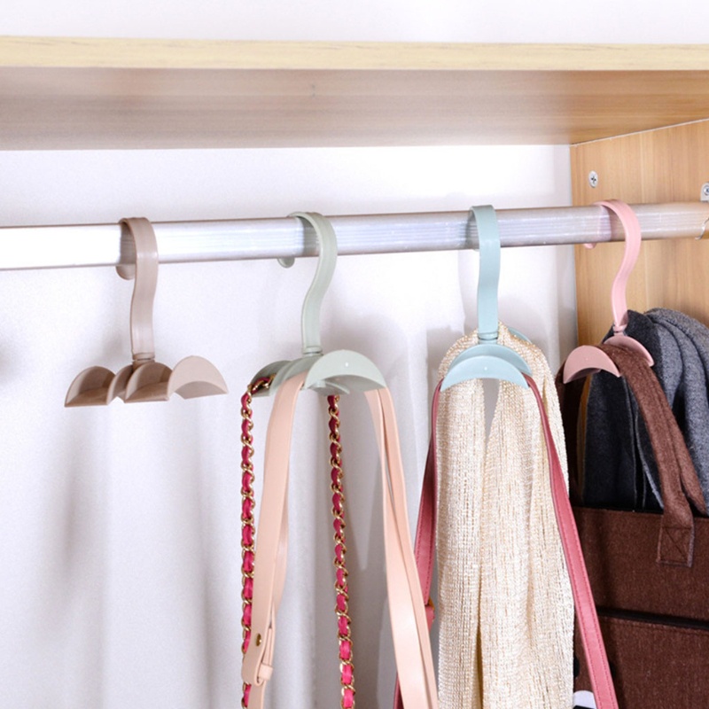 Giá Đỡ Xoay 60 Độ Treo Túi Xách / Cà Vạt Tiện Dụng Cho Phòng Ngủ / Ký Túc