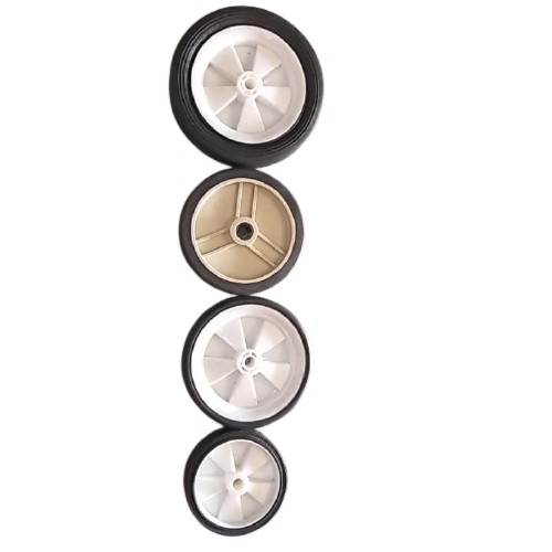 Bánh xe máy nén khí kích thước 17,5X3,45X1,7cm với chất liệu cao su siêu bền