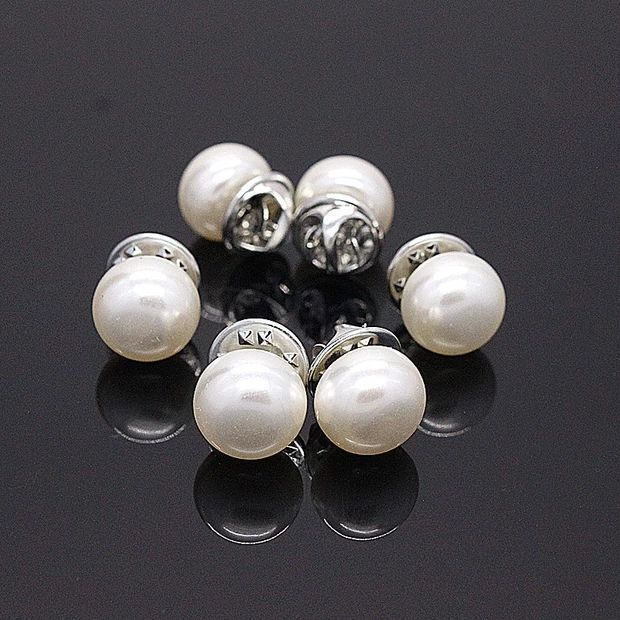 Ghim Cài Áo Đính Ngọc Trai Nhân Tạo Chống Chói Dễ Phối Đồ
