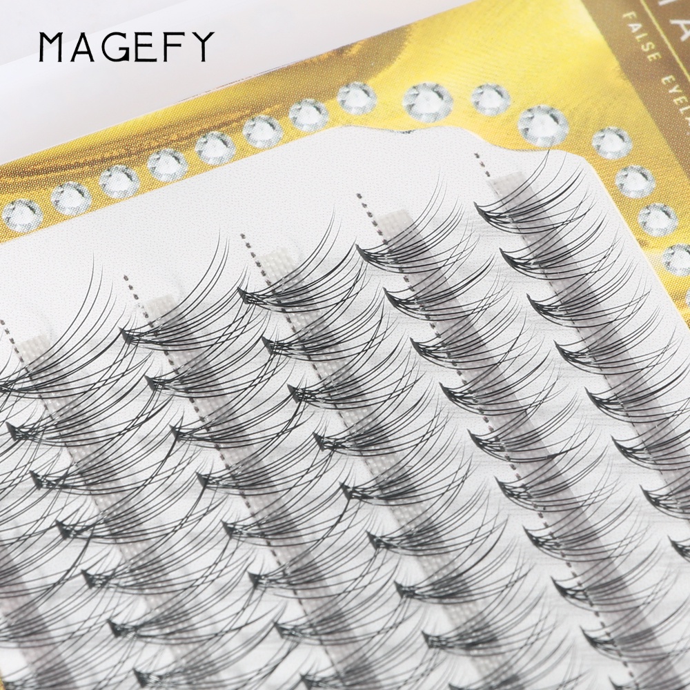 Lông mi giả MAGEFY sống động 6 hàng mi nhiều kích cỡ 8-13mm