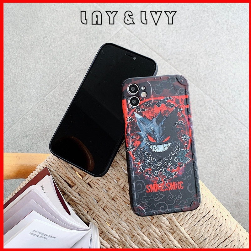 Ốp Lưng Silicone Họa Tiết Hình Pokemon Mega Gengar Thời Trang Cho Iphone7 / 8 / 7plus / 8plus Iphonex / Xs / Xr / Xsmax Iphone 11 11pro 11promax Iphone 12mini 12pro 12pro Max