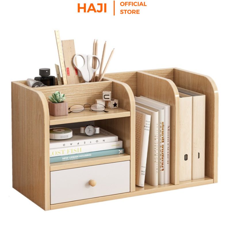 Kệ đa năng nhiều ngăn phân chia vật dụng khoa học nhỏ gọn thương hiệu HAJI A176