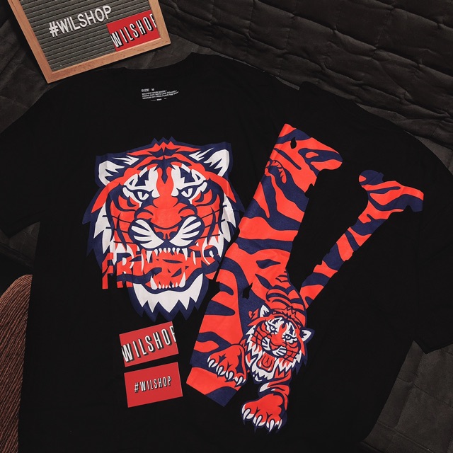 (M, L) OFFWHITE TIGER - ÁO UNISEX SIZE USA