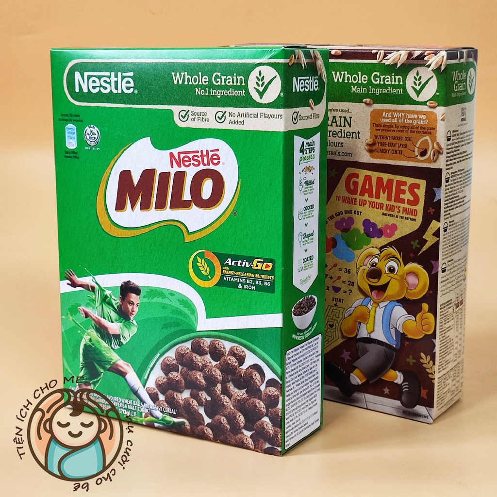 Bánh ngũ cố ăn sáng Milo NESTLE 170g