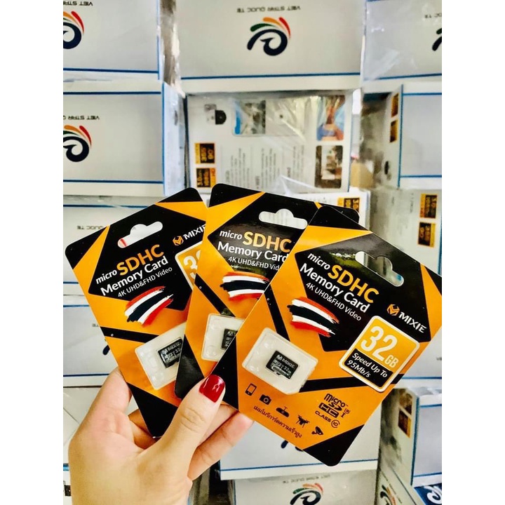COMBO 5 THẺ NHỚ MIXIE 32GB U3 MICRO TF TỐC ĐỘ GHI 70M/S