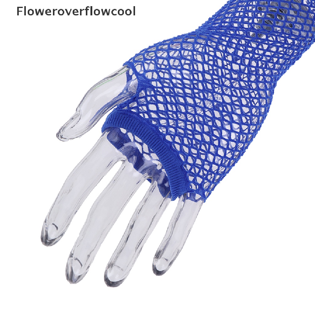 Găng Tay Lưới Hở Ngón Phong Cách Punk Cho Nữ