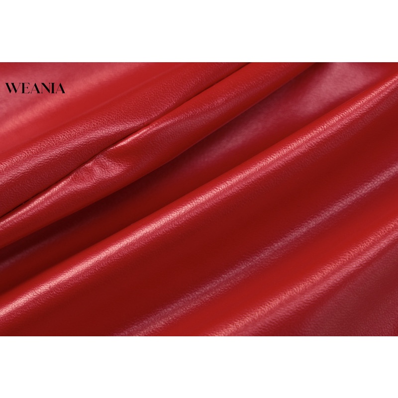 Áo Tank Top Cổ Chữ V Chất Liệu Da PU D0323