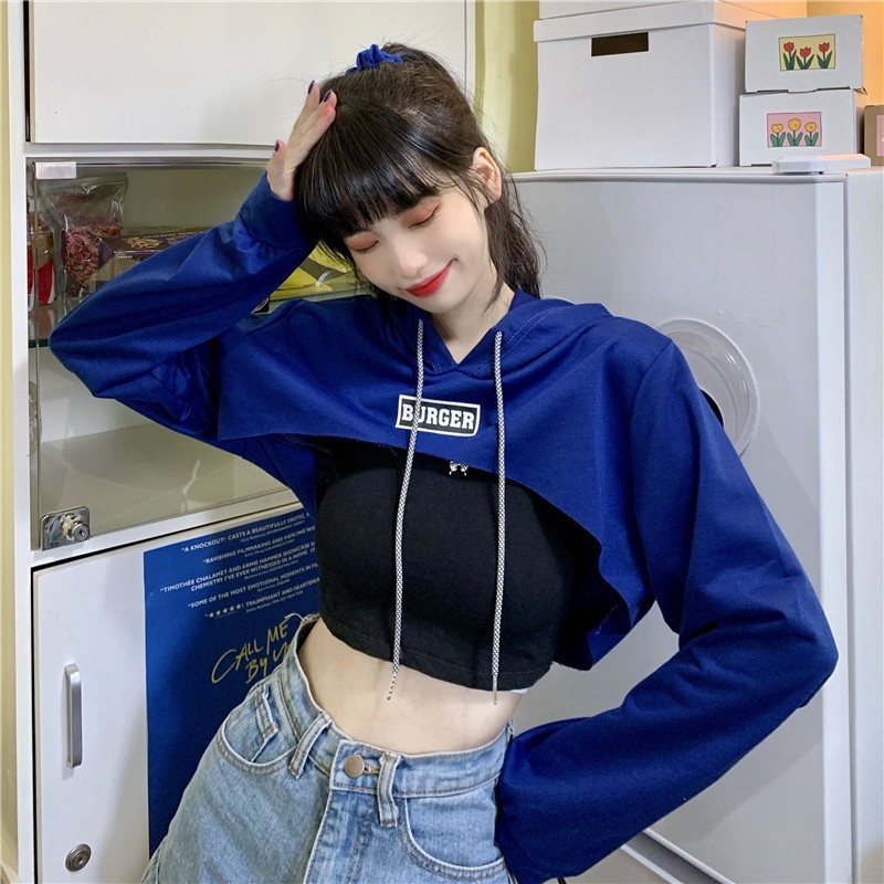 [CÓ SẴN] Áo hoodie cut out đủ màu Burger cực hot