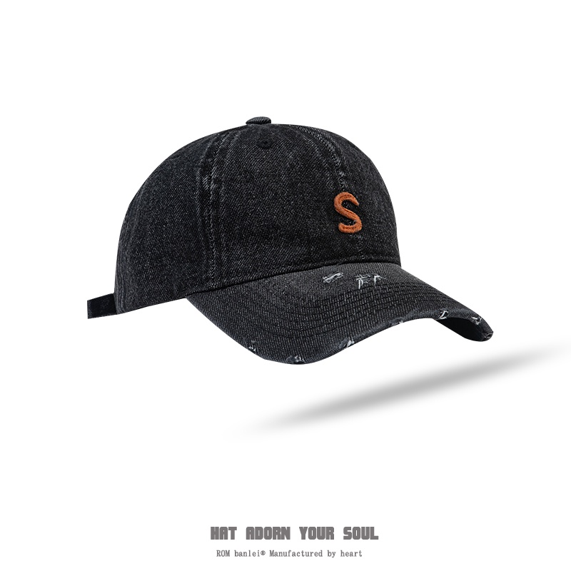 Mũ Lưỡi Trai Cao Bồi Màu Xanh Nhạt Phong Cách Cao Bồi Hàn Quốc Thời Trang Năm 2021 Dễ Phối Đồ Cho Nữ