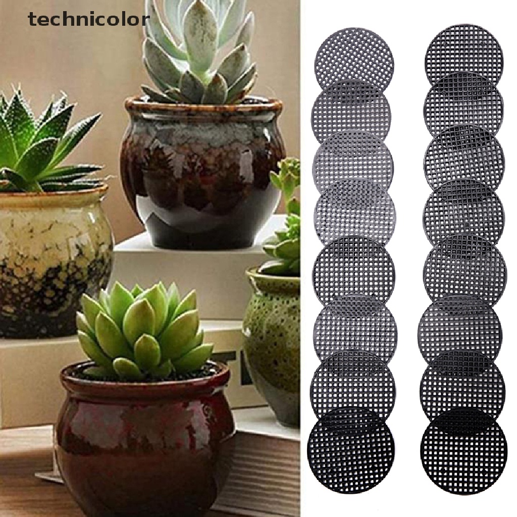 Set 50 Tấm Lưới Lót Chậu Hoa Thoáng Khí