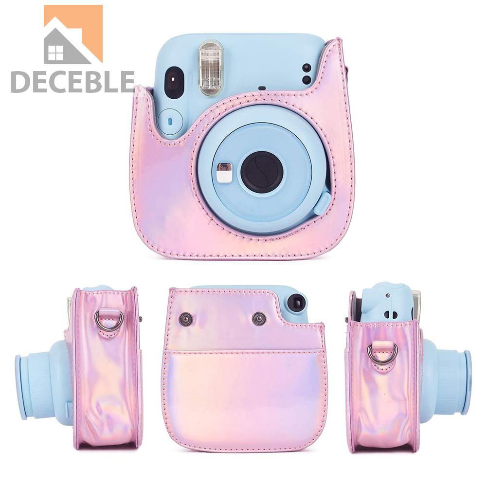 Túi Da Pu Bảo Vệ Máy Ảnh Fujifilm Instax Mini 11 9 8 + 8