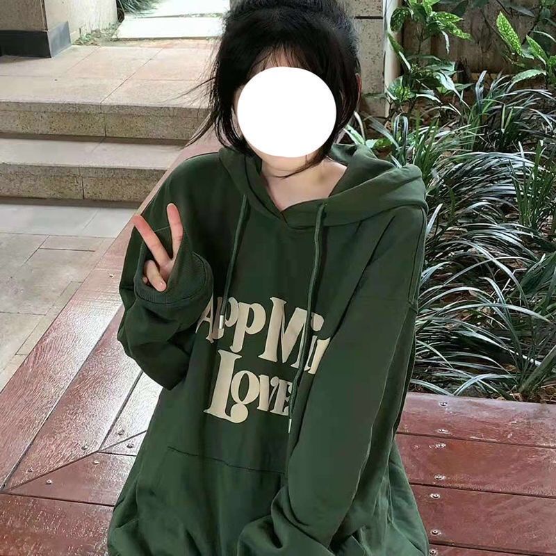 【Keroro】Áo hoodie nam nữ mặc đều xinh 1 màu duy nhất xanh rêu siêu HOT