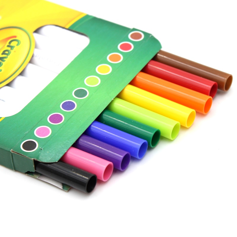 Hộp 10 Bút Lông Màu Super Tips Washable Markers - Crayola 588610