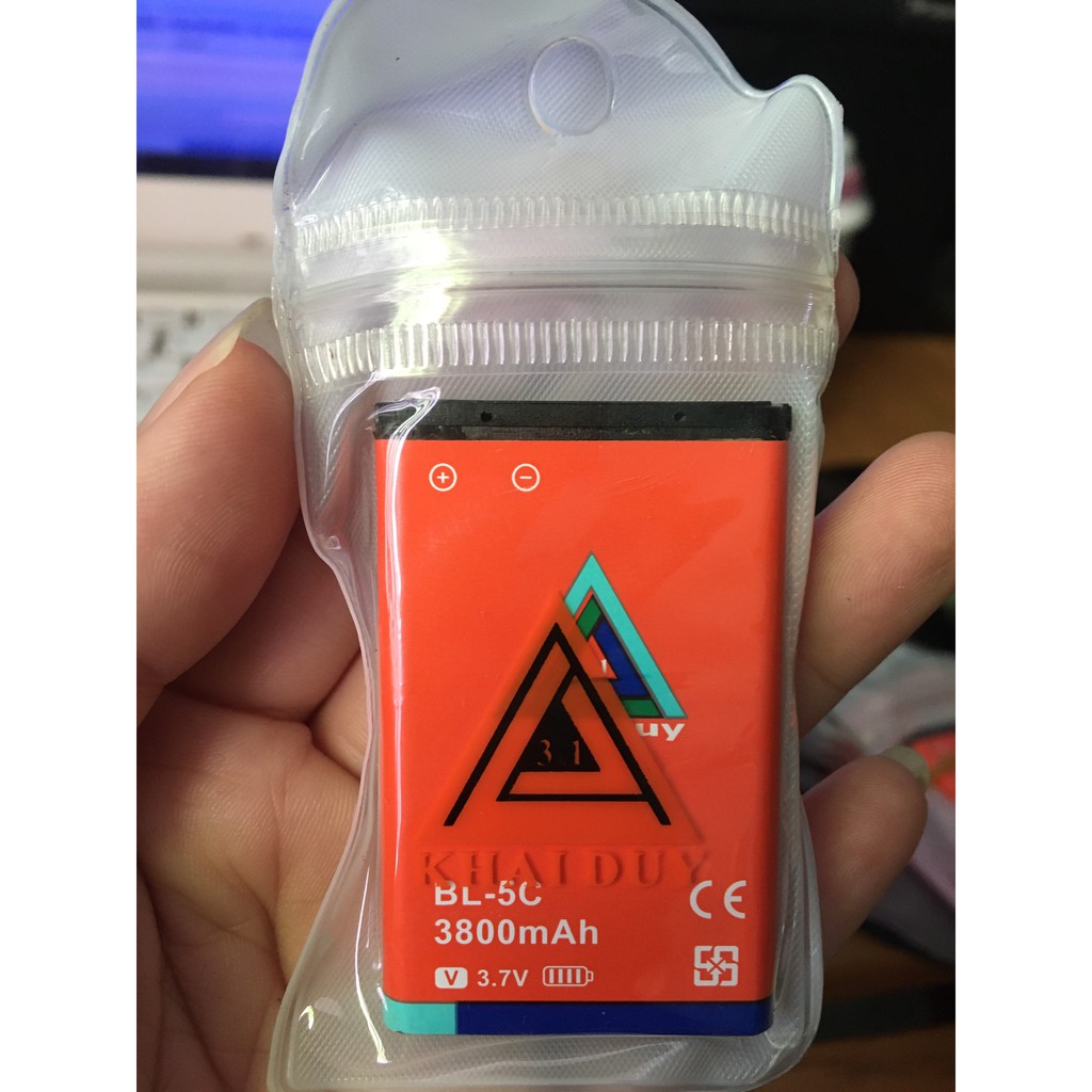 Pin Nokia BL 5c Dung Lượng 3800mah Chính Hãng Khai Duy Dùng Cho Điện Thoại 5 Ngày Trở Lên