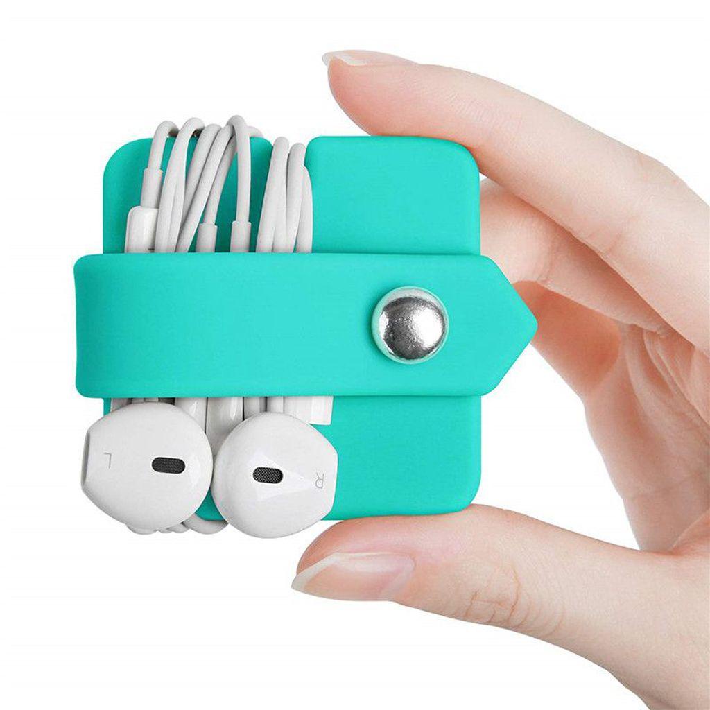 Selens Dụng Cụ Quấn Dây Cáp Tai Nghe Bằng Silicone Tiện Dụng