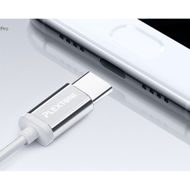 Tai nghe plextone X56M chân cắm typeC, có mic đàm thoại, tương thích xi-aomi mi6, note3,mi mix2, hua-wei