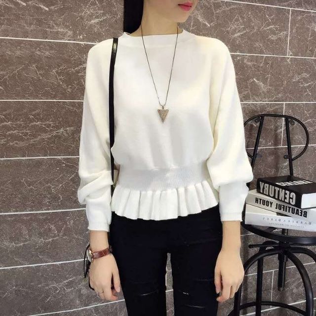 Áo len bo eo Hàn Quốc_Áo len nữ đẹp_Áo len kiểu | BigBuy360 - bigbuy360.vn