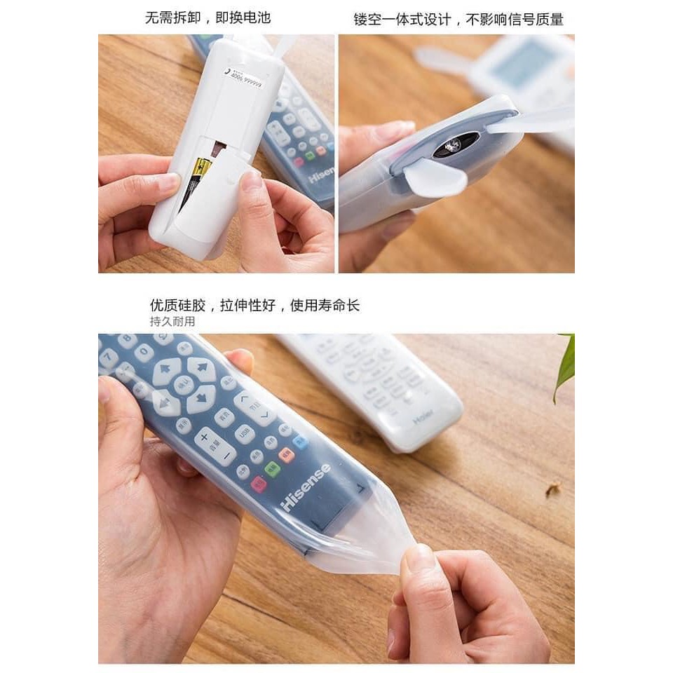 Bộ 2 chiếc Vỏ Bọc remote Silicone Tivi, Máy Lạnh Hình Tai Thỏ Dạ Quang Vỏ Bọc Điều Khiển tivi, máy lạnh dạ quang