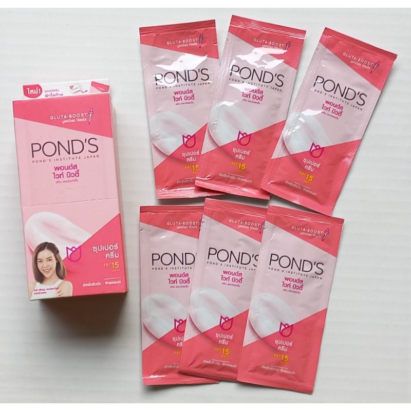 Lẻ 1 gói gói kem Pond's ngày,đêm có thể dùng làm kem lót trang điểm