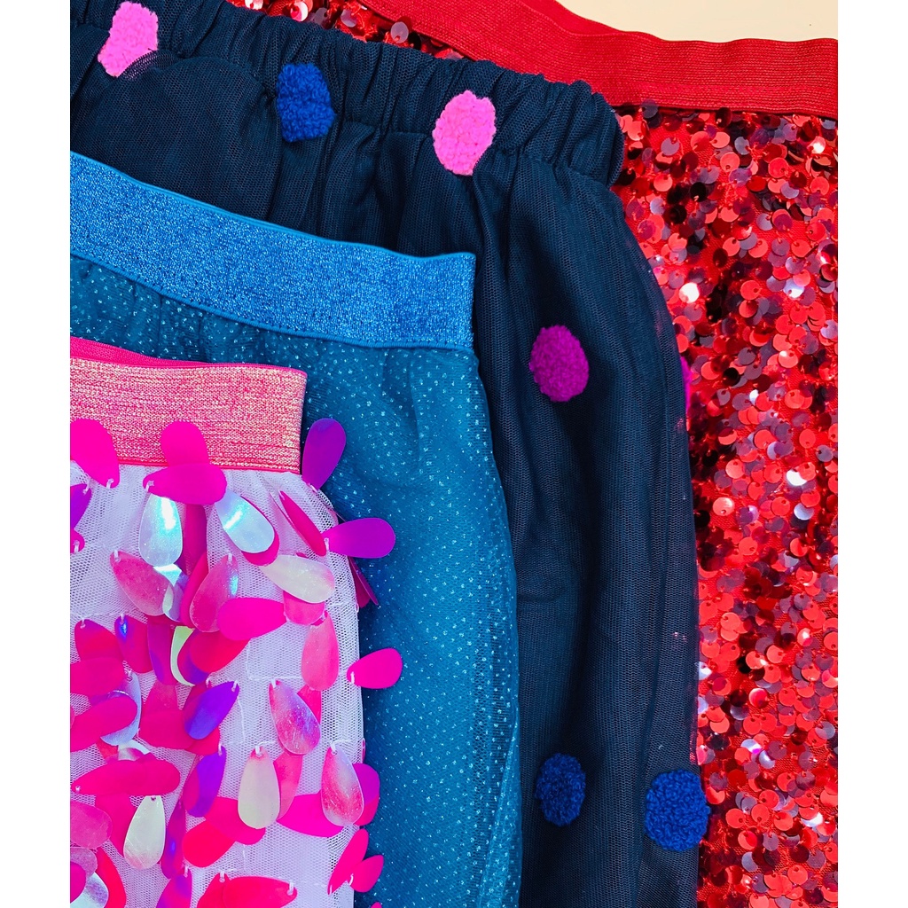 -CHÂN VÁY KIM SA LƯNG THUN CAT&JACK