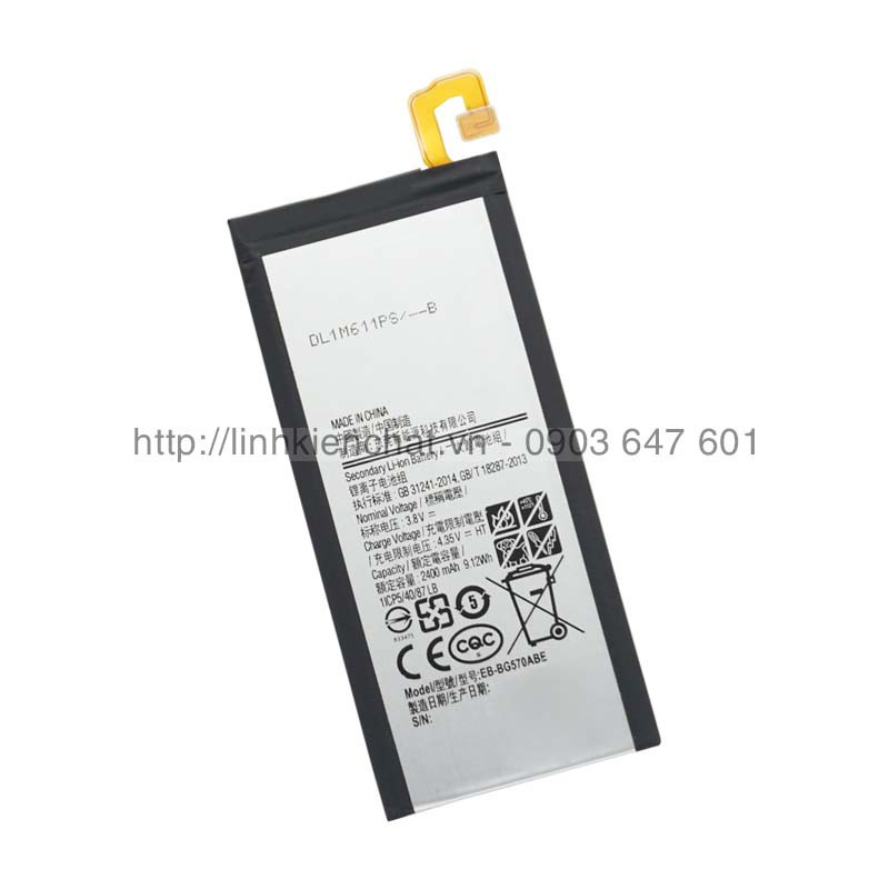 Pin Galaxy J5 Prime G570 SM-G570Y 2400mAh Zin - Hàng nhập Khẩu