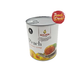 Đào ngâm golden classic lon 820g