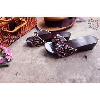 Guốc Mộc Quai Nơ