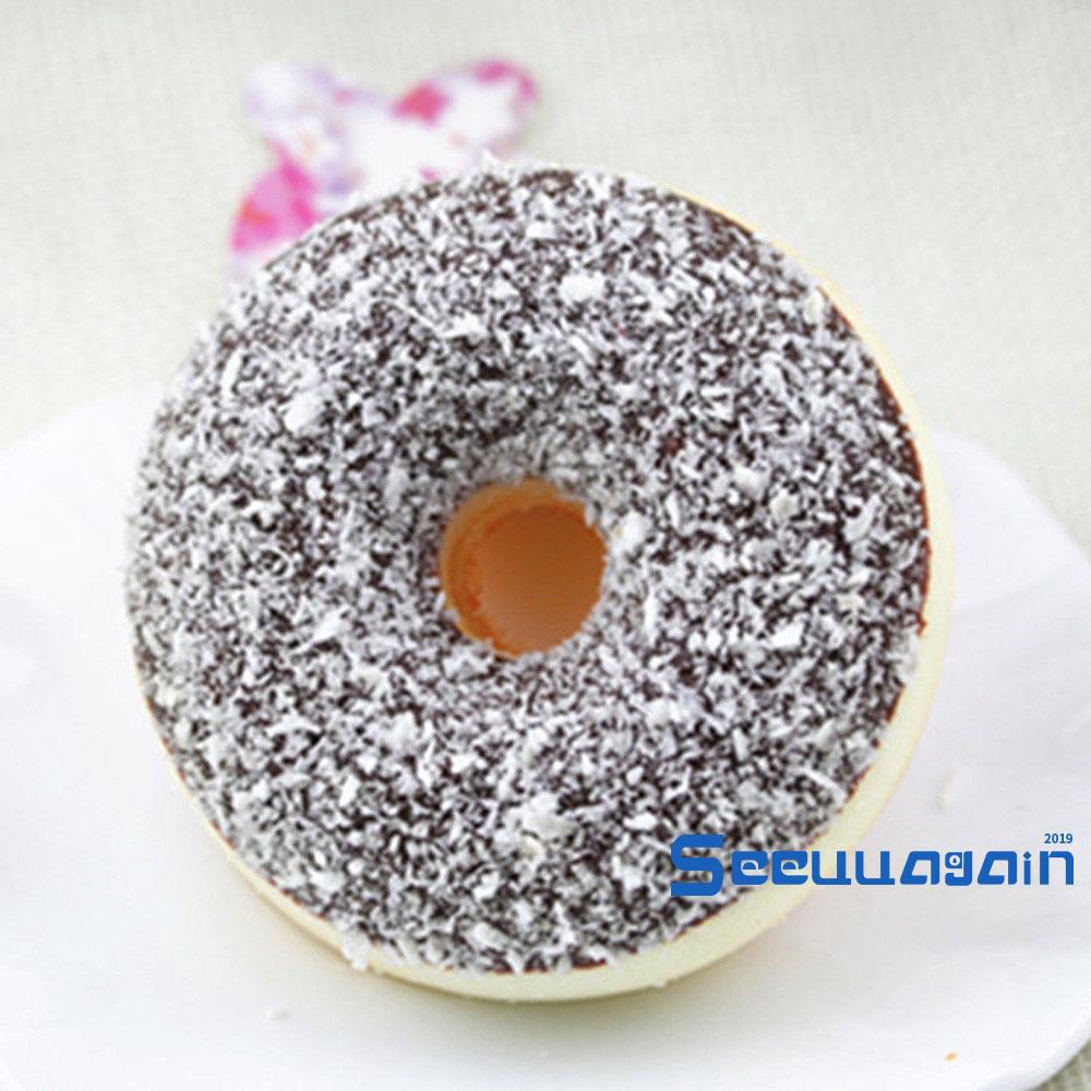 Đồ chơi mềm hình bánh donut xinh xắn giúp giảm căng thẳng